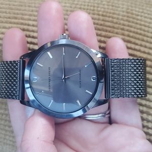 Black Diamond Stainless Steel men's watch Geoffrey Beene